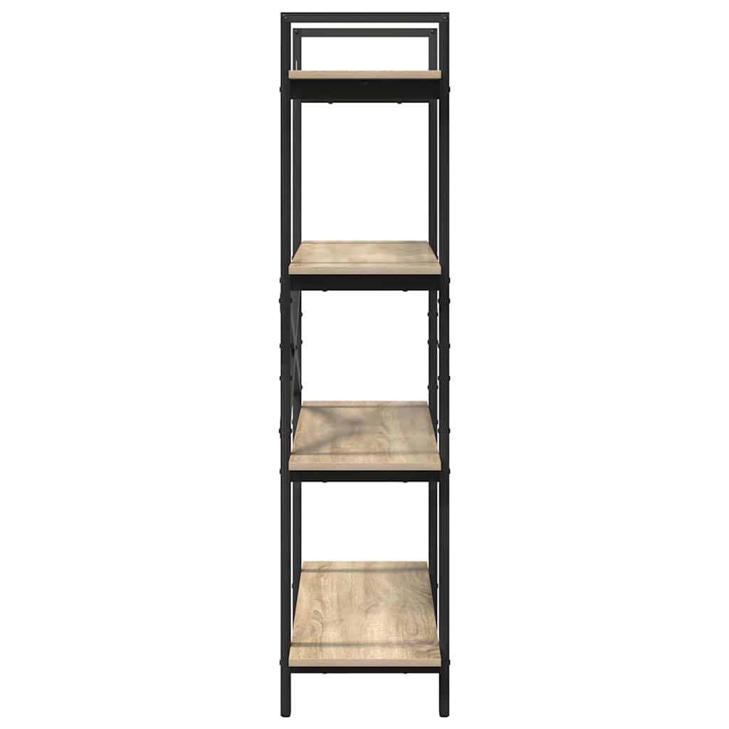 Bookshelf Sonoma Oak 100 x 33.5 x 140 cm Particleboard