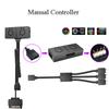 RGB Konverter 5V auf 12V RGB Transfer Hub 3pin auf 4pin ARGB Licht Lüfter Adapter Sata Stecker Für RGB Lüfter MSI