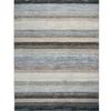 Tapis salon moderne scandinave lignes marron 160x230