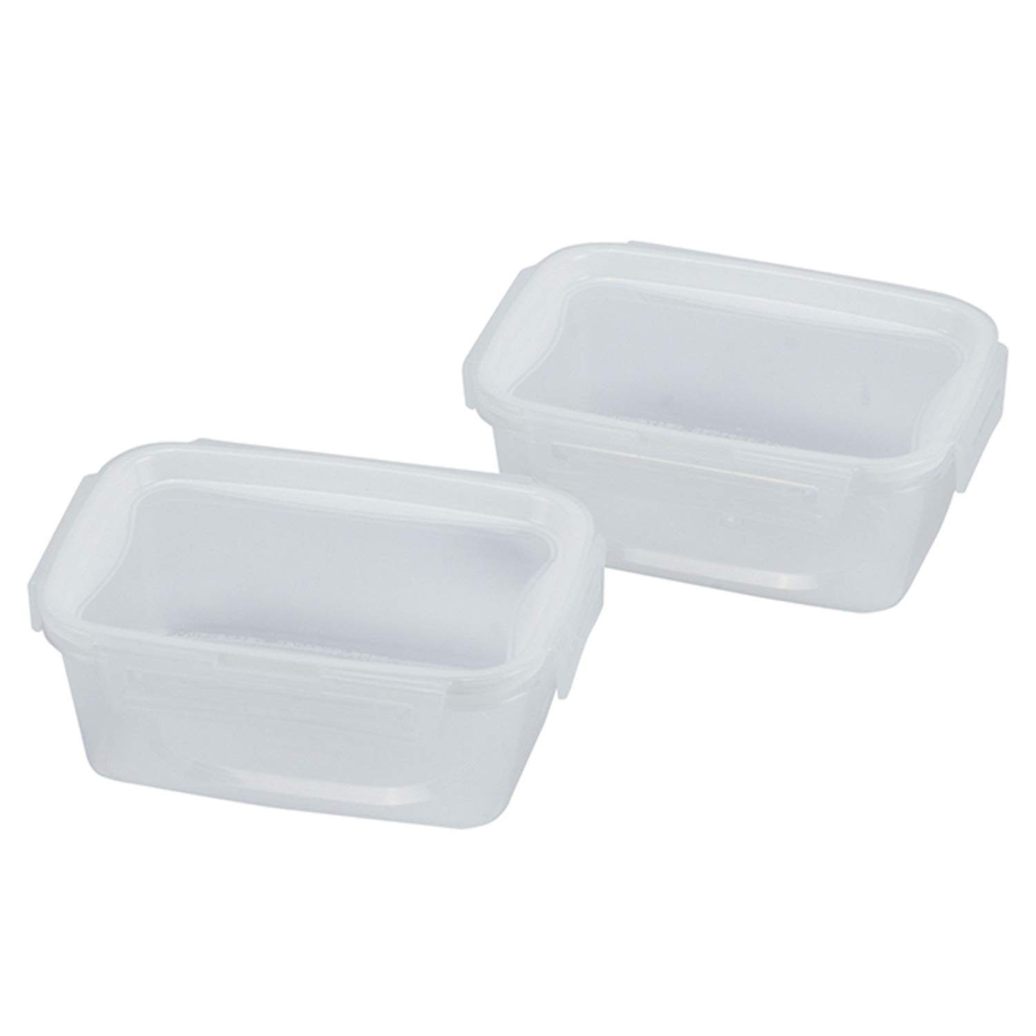 

Pearl Metal Storage Rectangular L Set of Dishwasher Freezer Made in Neo Keep Lock Container, Size, 2, Safe, Safe, Japan, HB-5751
