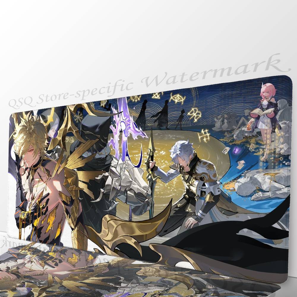 Phainon Anime H-honkai Star Rail Mousepad Non-slip Suitable For Office Computers Laptops E-sports Game Desk Mats XXL Keyboard