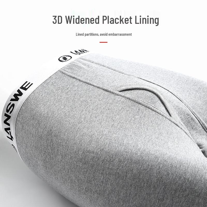 Langsha Men's Pure Cotton Thermal Underwear Pants