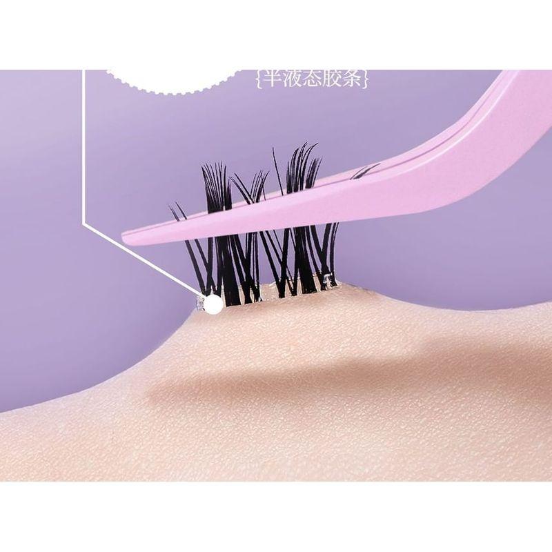 Nreain - Natürliche, voluminöse, klebefreie Cluster-Falsche Wimpern