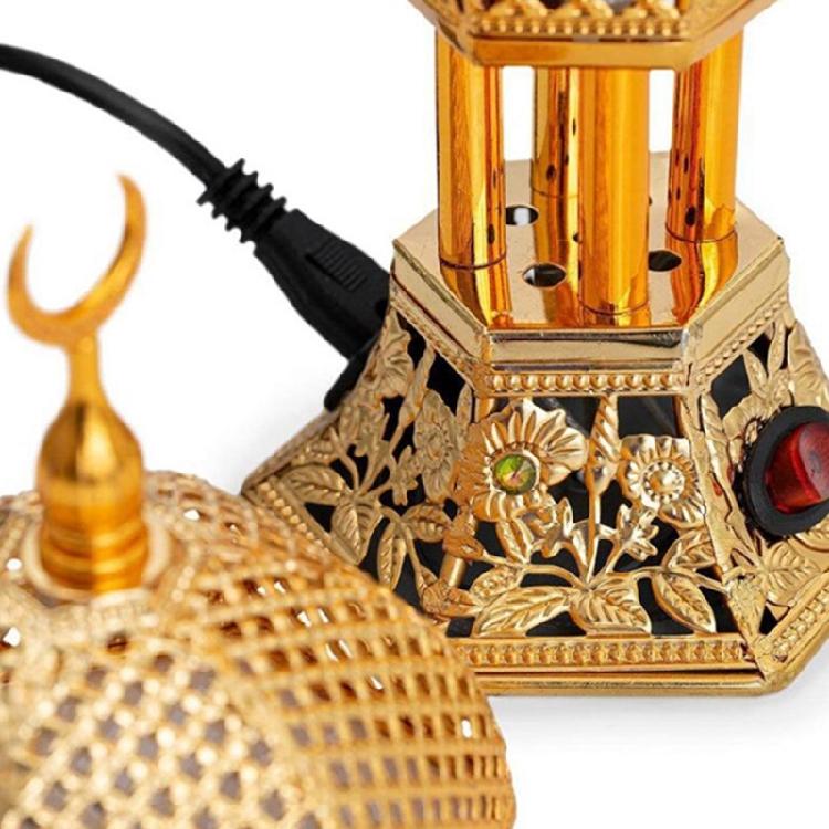 Elegantní arabské elektrické kadidelnice Zlatá povrchová úprava Zlepšuje atmosféru domova Vysoké teploty