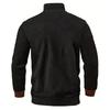Men's Color,Blocked Button Lapel Long Sleeve Top Men's Casual Fashion Long Sleeve Top