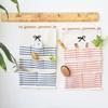 6/8 Pockets Hanging Organizers Waterproof Hanging Storage Bag Wall Mounted Closet Organizer Bear Canvas Sundries Bags Home Decor