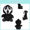 Boneco de Pelúcia Scream Ghostface Para Decoração de Casa e Festas com Tema de Terror 7,87 Polegadas