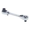 Chrome Vanadium 1/4 Inch Double Ended Ratchet Wrench 72 Tooth Quick Action