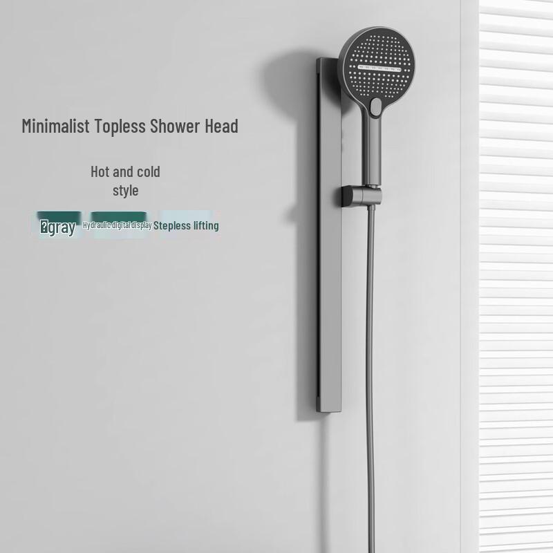 TLXT Piano Key Digital Display Thermostatic Pressurized Shower System