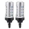 2pcs T20 7443 W21/5W Red LED Taillight Flashing Strobe Blinking Brake Stop Light