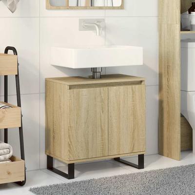 Vidaxl Bathroom Cabinet, Sonoma Oak, 58X33X60 Cm