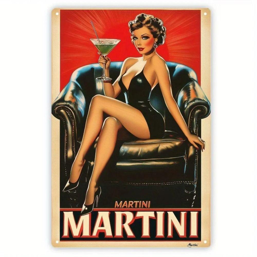 Vintage Girl Metal Sign Poster Retro Wall Art Home Decor Bar Club Man Cave Decoration 20x30cm