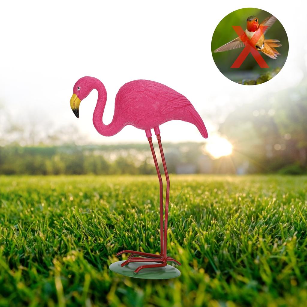 Hochsimulations-Plastikvogel-Tierfigur Rasendekoration Vogelabwehr GartenbeschützerS