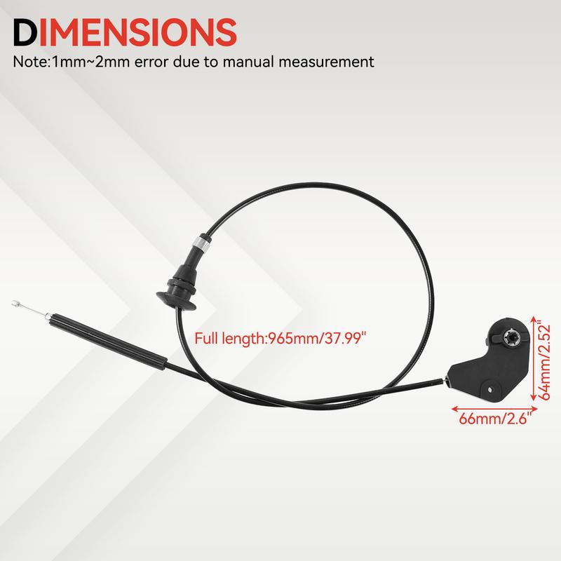 For BMW X5 E53 1999-2006 3.0d 3.0i 4.4i 4.6is 4.8is Hood Bonnet Release Cable 51238402615 Engine Lock Latch Mechanism Repair Kit