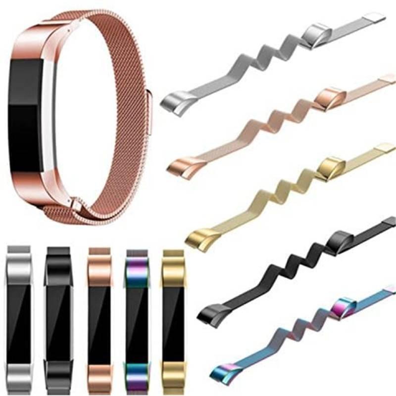 Elegant Metal Mesh Milanese Loop Band For Fitbit Alta Magnetic Stainless Steel Strap