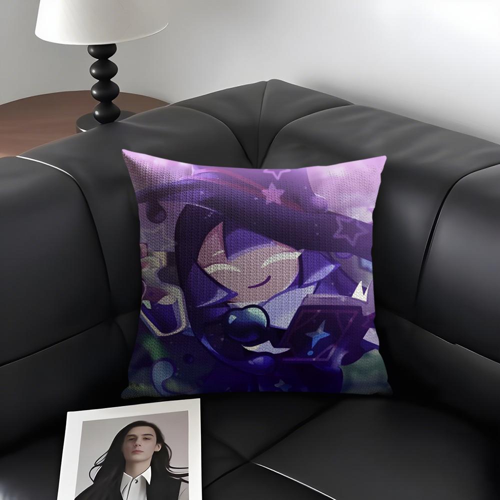 Pillow Case Pattern Printed Pillowcase For Living Room Sofa Cushion Cover Bedroom Decor Game CCookie RRun KKingdom