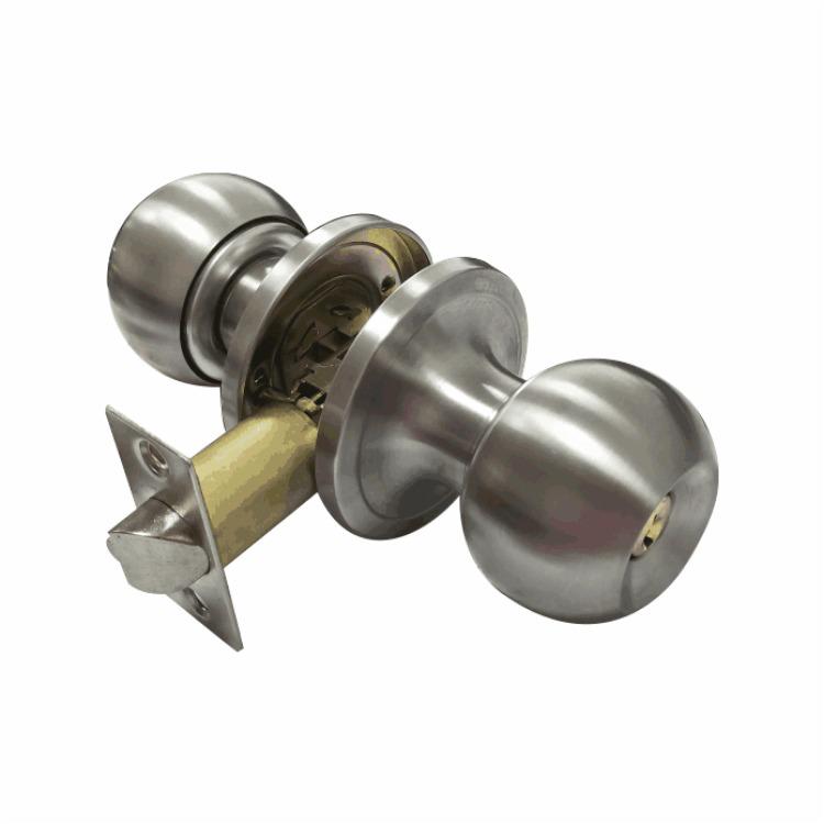 Edelstahl-Kugelschnapper für Schlafzimmer-, Badezimmer- und Innentüren aus Holz