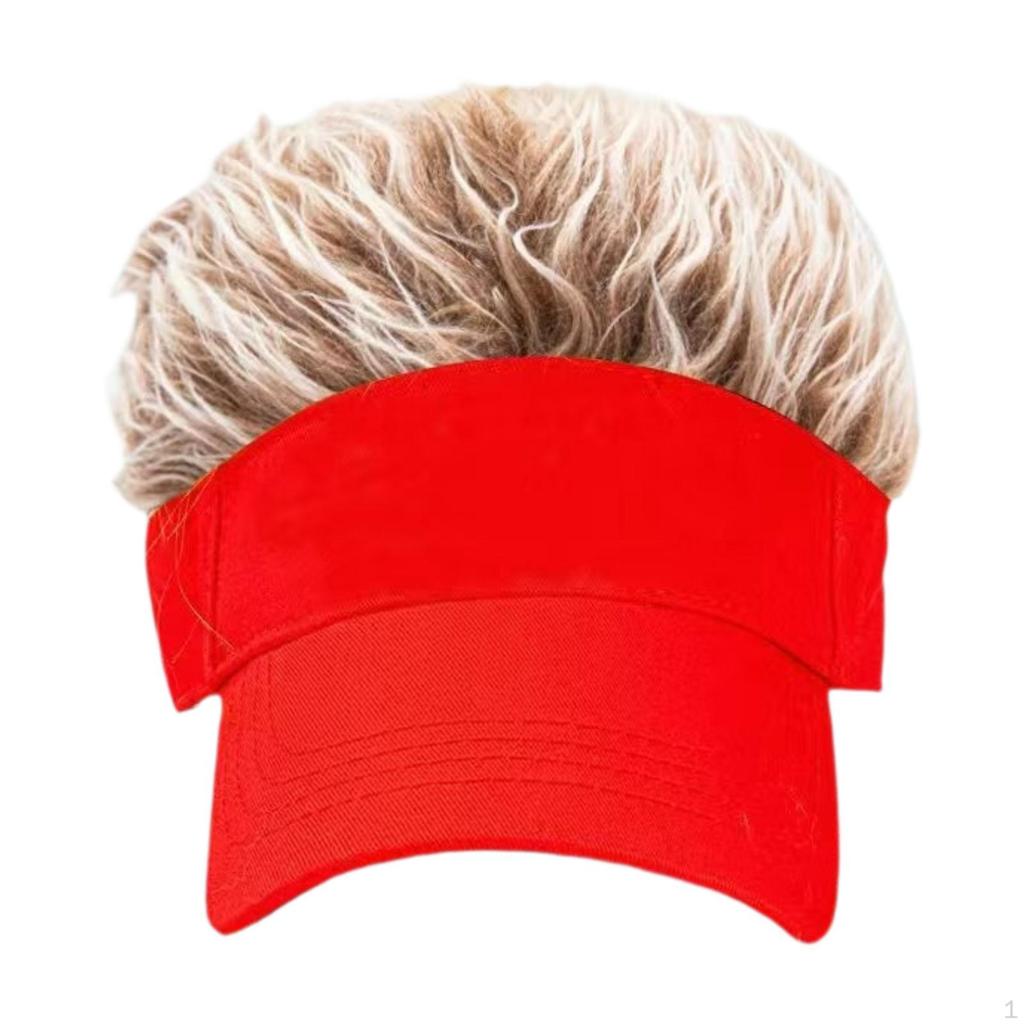 Hair Hat for Men Novelty Baseball Dating Outdoor Adults