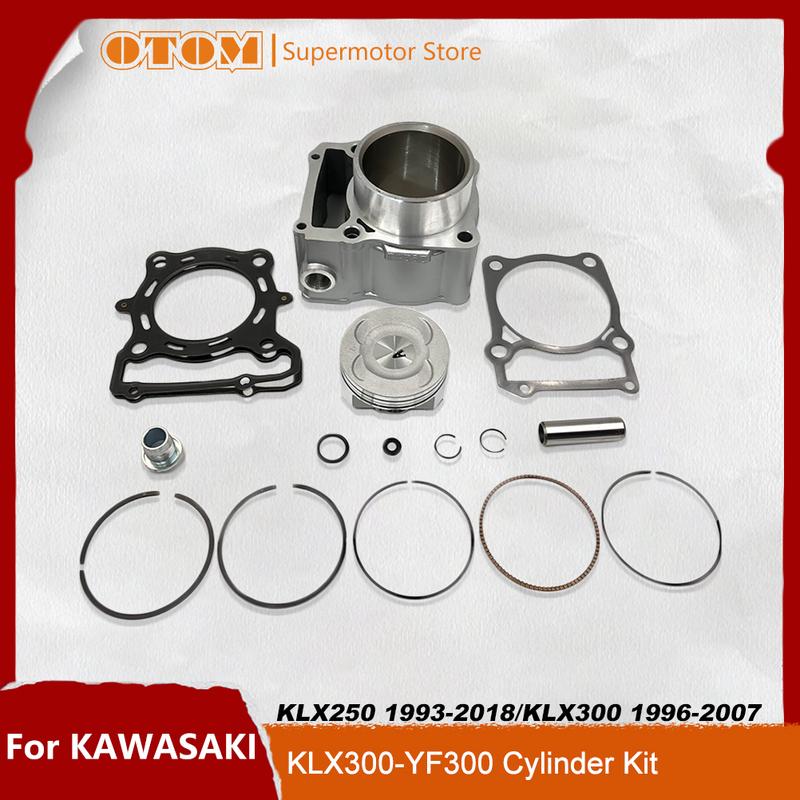 

Motorcycle Accessories 78mm Cylinder Block Piston Ring Gasket Cylinder Kit For KAWASAKI KLX250 1993-2018 KLX300 1996-2007 YF300