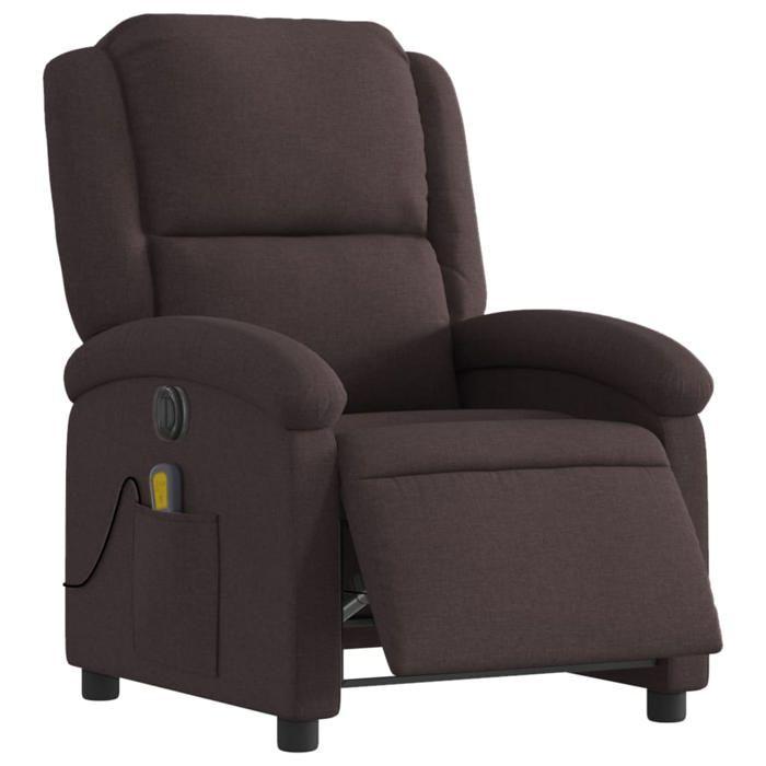 VidaXL Electric Reclining Massage Armchair, Relaxation Chair with Adjustable Backrest and Footrest, Seat of 3204157