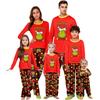 Christmas Print Cute Family Set Pajamas, Home Clothes, Family Set Long Sleeve Top Pants Set