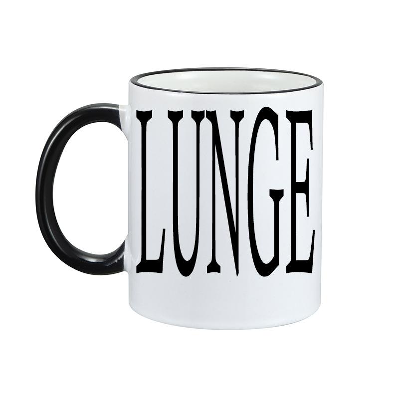 Ceramic Coffee Mug Water Cup Ock Valentine'S Day Gift Unt Letter Coffee Mug