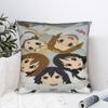 Sofa Decoration K-On! K-on Girls Anime Pillowcase Accessories Pillow Covers Square Multiple Sizes