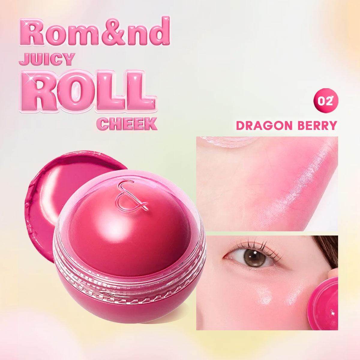 Rom&nd Romand JUICY ROLL CHEEK 8.4г/0.30 унц (6 вариантов цвета) 8.4g/0.30oz