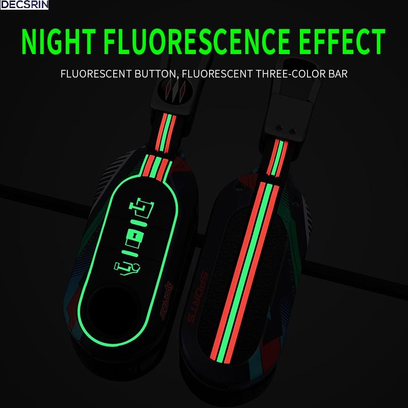 Pouzdro na skládací dálkový klíč zinkové slitiny pro Fiat Ducato 500 500L Panda Grande Punto Lancia Musa Auto Příslušenství