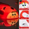 Adorable Night Light Silicone Nursery Sleeping Lamp Touch Control Ladybug Nightlights USB Rechargeable Table Lamp for Baby Child