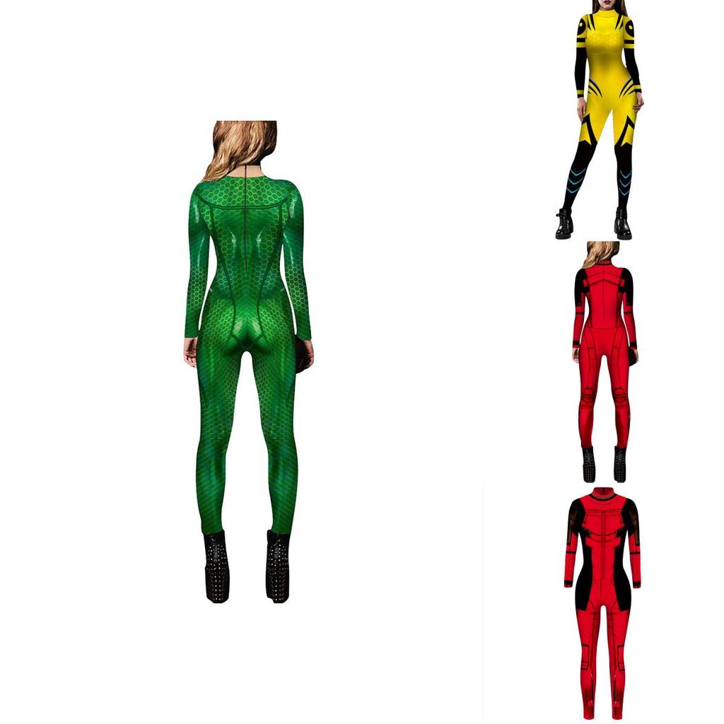 Exquisite X-men Mystique Women Catsuit Jumpsuit 3d Printed Cosplay Costume