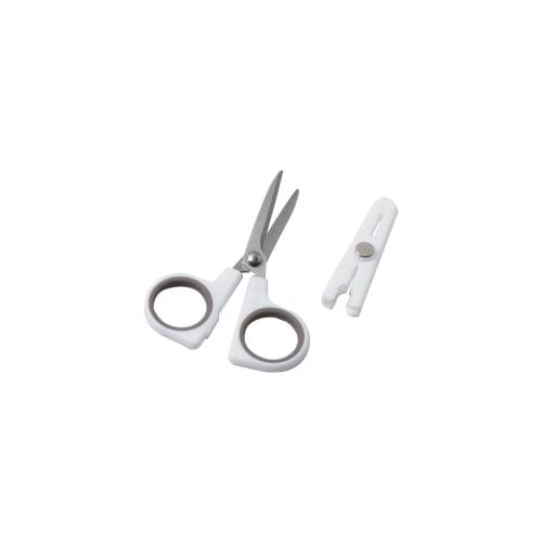 Pearl Metal Kitchen Scissors, Mini, with Magnet, Pack Bag, Soft Grip, Simple Use, CC-1630