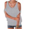 European and American Y2K Short Sleeved Off Shoulder Top Women's Casual Summer Loose T-shirt
