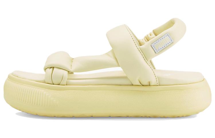 PUMA Suede Mayu Summer Sandal Yellow Anise Flower Women s 383379-03 35.5
