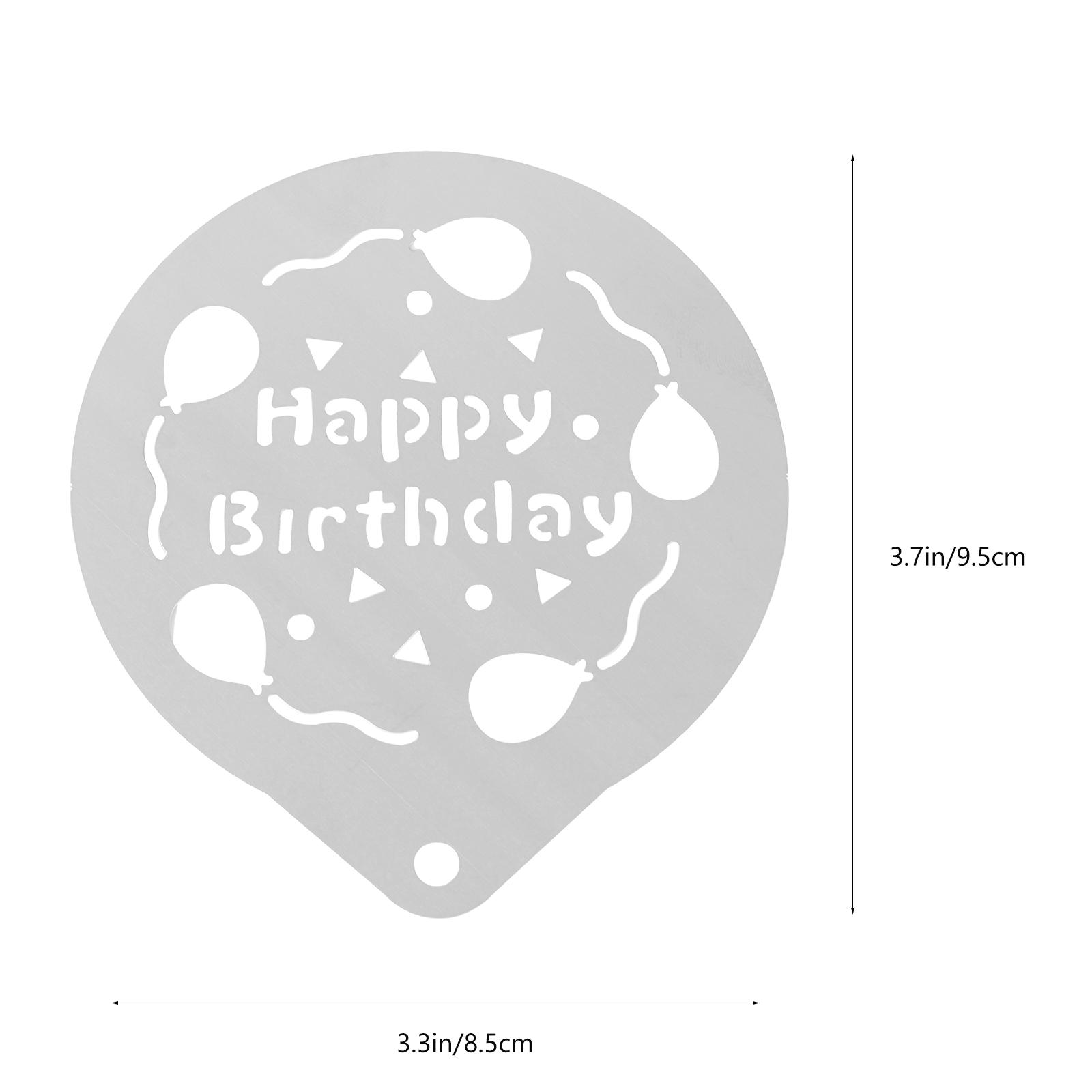 

Coffee Printing Stencil Stainless Steel Hollow Snowman Design For Latte Cake Baking Christmas Template Tools Kitchen