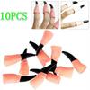 10PCS Artificial Nail Sleeve Halloween Prop Party Decorations Fingernail Tricky Toys 2 Color