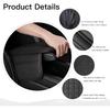 Upgraded Universal Car Center Console Cover for Sedans, Microfiber Leather Armrest Cover with Storage Bags, Comfortable and Durable Interior