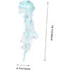 DOITOOL Unique Jellyfish Lanterns Paper Lamps 3pc DIY Kit for Ocean-Themed Decorations and Parties