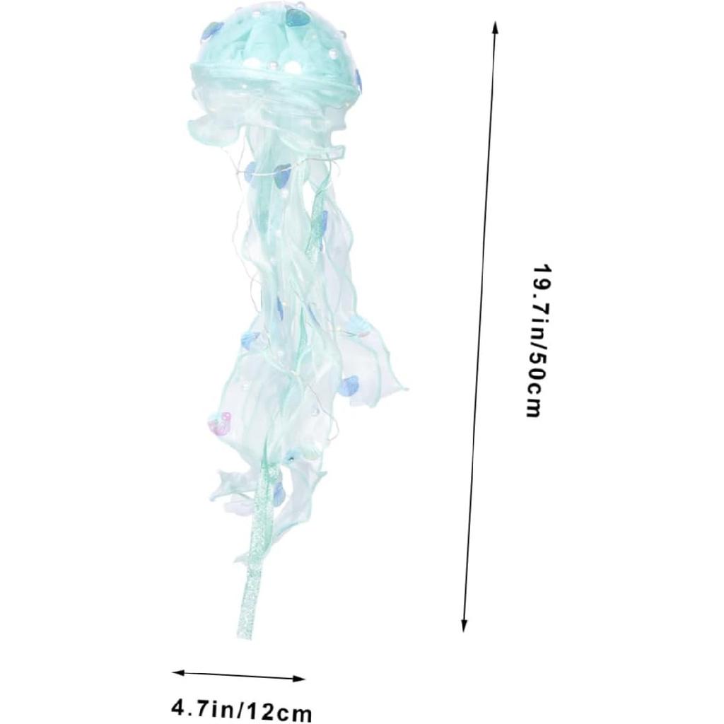 DOITOOL Unique Jellyfish Lanterns Paper Lamps 3pc DIY Kit for Ocean-Themed Decorations and Parties