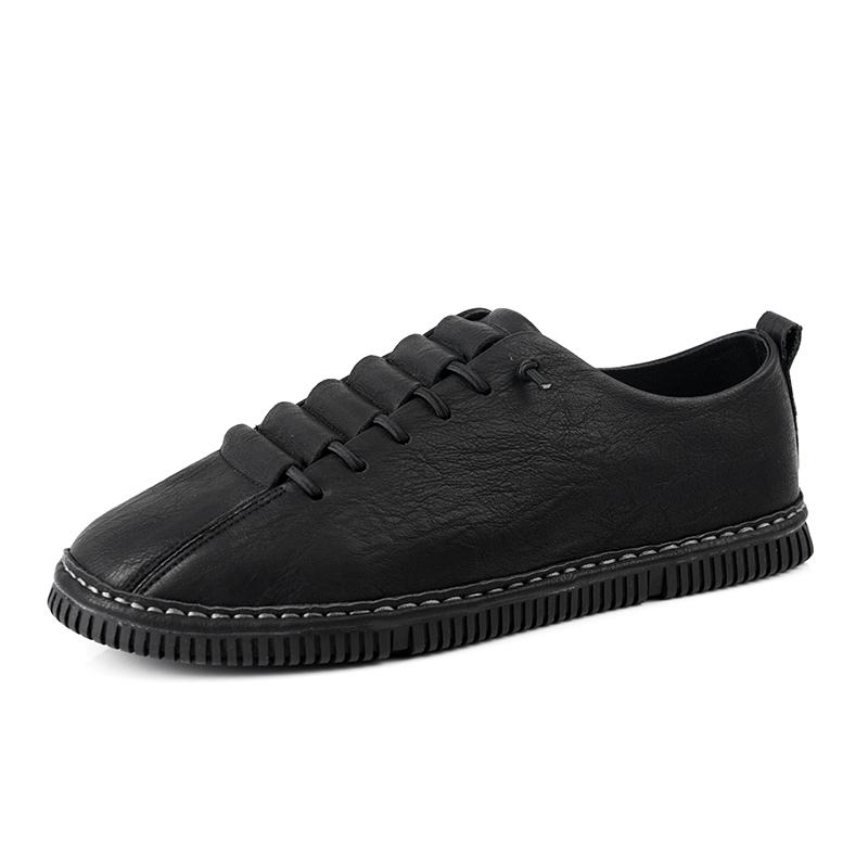 

Модная мужская кожаная обувь Минималистичный стиль джентльмена Свадебная вечеринка Отдых на открытом воздухе Бизнес Ходьба офис Вождение мужская формальная обувь 44 чёрный