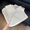 Silk scarf women's spring and autumn decoration versatile ins simple style striped square scarf streamer simulation silk fashion scarf scarf scarf
