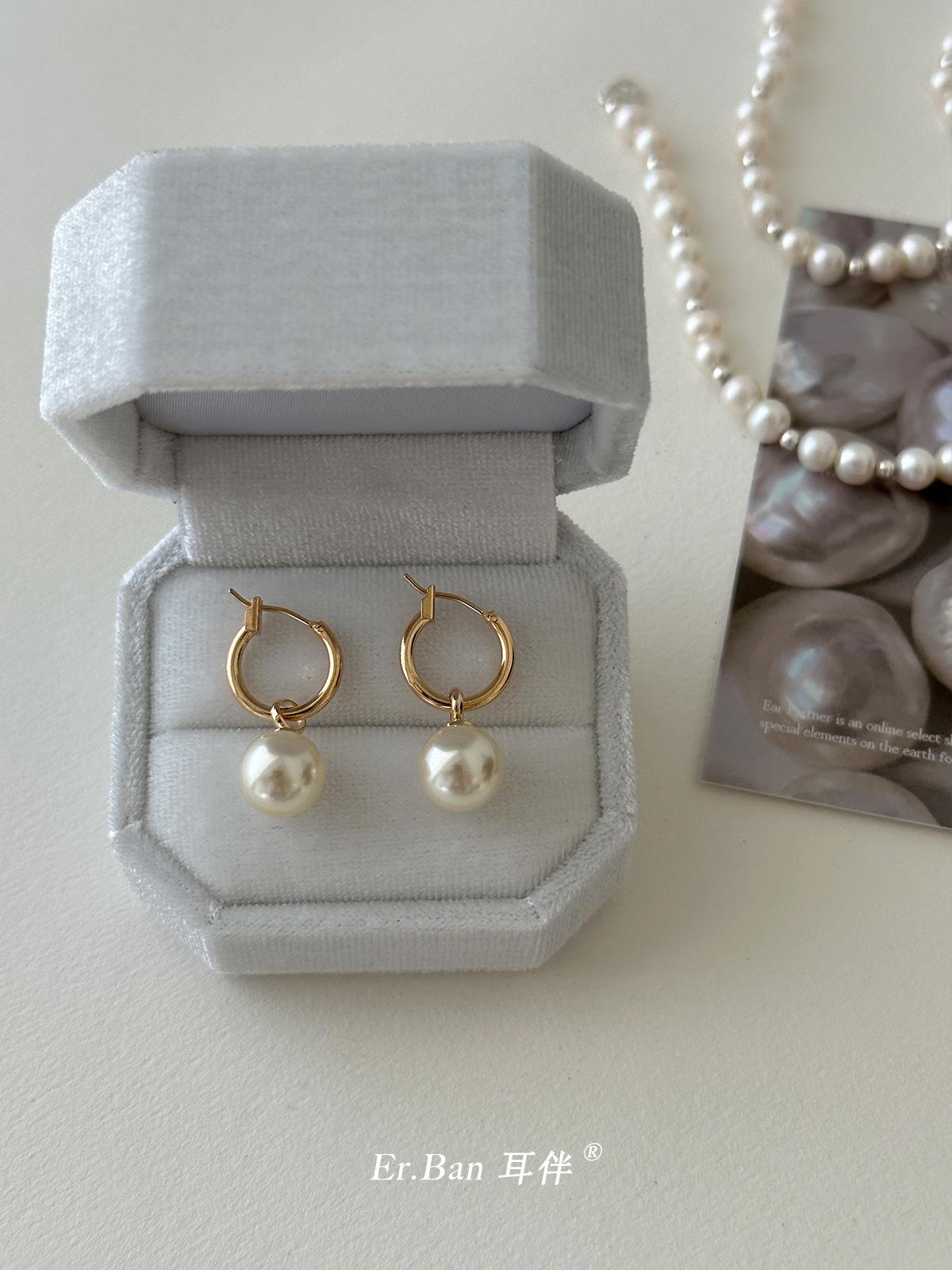 

Серебряное кольцо-игла для женщин Лю Ифэй, такие же жемчужные серьги, легкие, роскошные, с чувством нишевого дизайна, простые серьги, горячая распродажа 925 silver needle