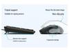 Silent Wireless Keyboard and Mouse Set for Office - White