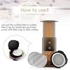 9 Pack Metal Reusable Coffee Filter Mesh For Aeropress Coffee Maker Espresso Maker, Silver
