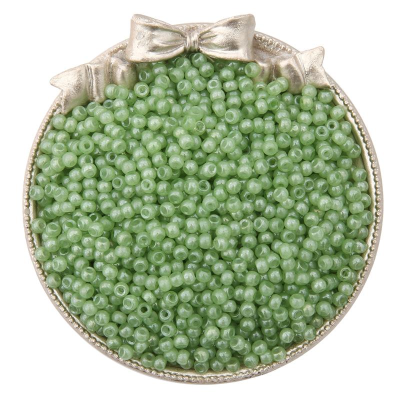 20g 3/4mm imitacja lodów szklanych koralików ryżowych materiał ręcznie robiony diy kolczyki koralikowe bransoletka akcesoria do włosów