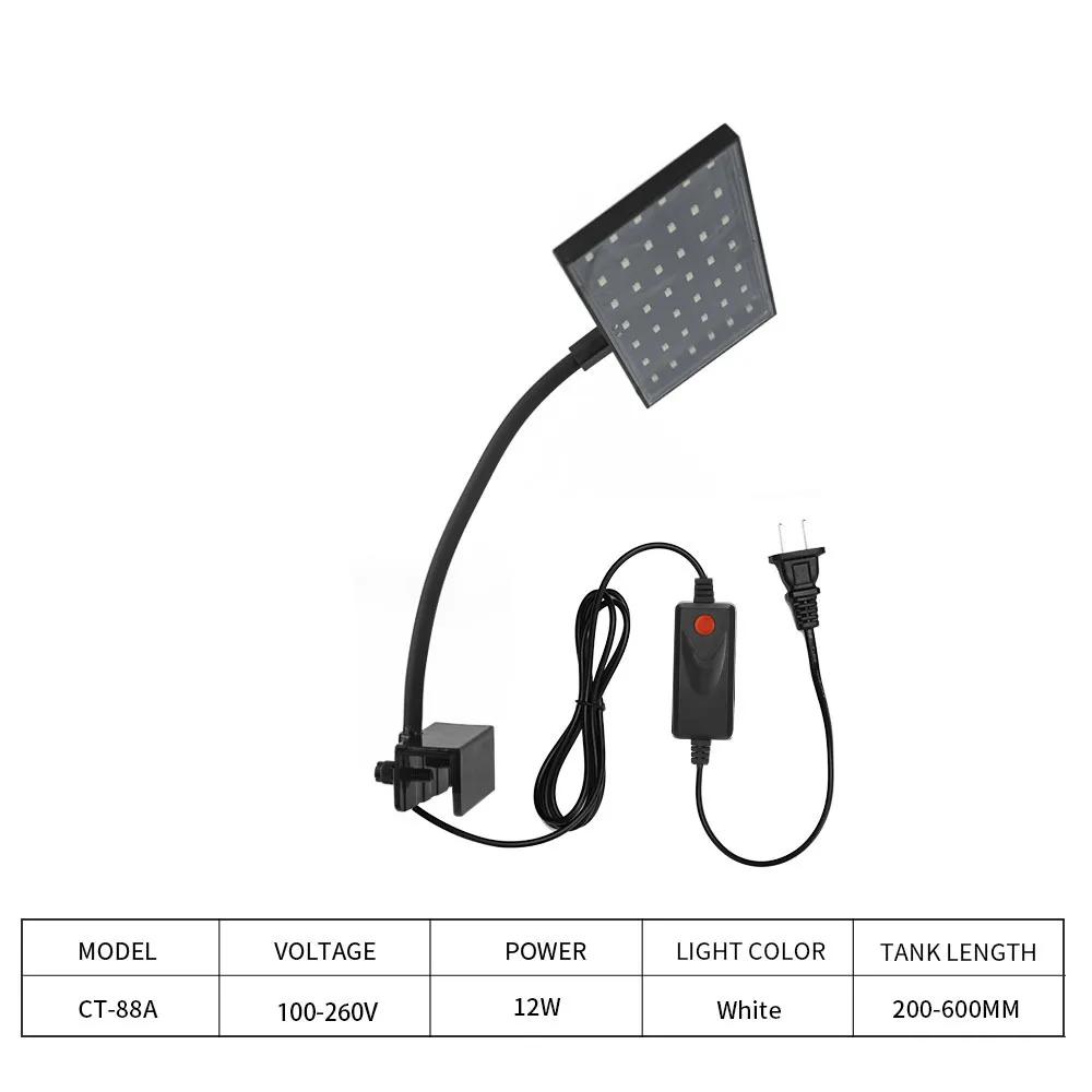 

Led Aquarium Light Fish Tank High Brightness Algae Lamp Landscaping Water Grass Clip Lamp Suitable For Fish Tanks Below 60cm