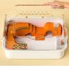 Hamster Cage Acrylic Tunnel Cage Gold Wire Bear Cage Special Anti Bite Luxury Hamster Supplies