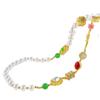 Vintage High Quality Strong Light Artificial Crystal Necklace Necklace Sweater Chain