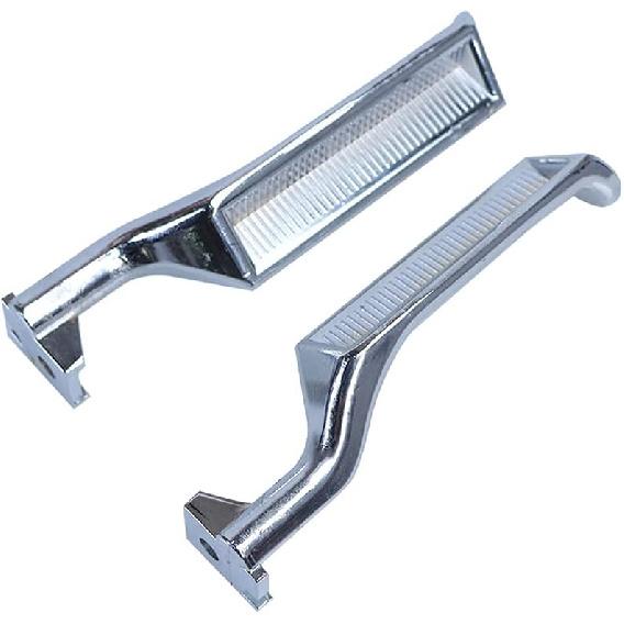 Black Interior Metal Door Handle Front Left Driver Passenger Compatible with 1987-1996 Ford Bronco F150 F250 F350 F53 F59 F800 E7TZ-1522601-A