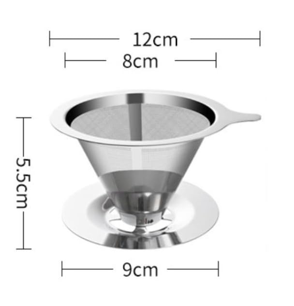 Kaffeefilter, Edelstahl, Kaffeefilter, papierlos